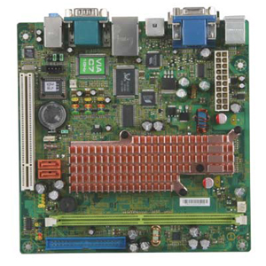 7199-080 MSI Fuzzy CN700G VIA CN700 + VT8237R Plus Chipset DDR2 1x DIMM 2x SATA 1.50Gb/s Mini ITX Motherboard (Refurbished)