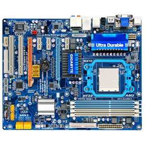 GA-MA790GPT-UD3H Gigabyte Desktop Motherboard AMD 790GX Chipset Socket AM3 PGA-941 ATX 1x Processor Support 16GB DDR3 Max RAM CrossFireX Support Floppy Controller, Serial ATA/300, Ultra ATA/133 (ATA-7) RAID Supported Controller HDMI (Refurbished)