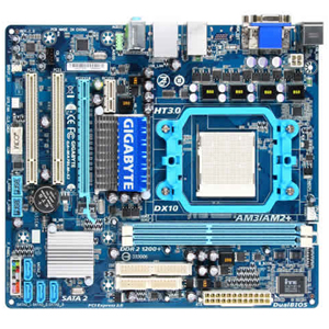 GA-MA78LM-S2 Gigabyte Desktop Motherboard AMD 760G Chipset Socket AM3 PGA-941 ATX 1 x Processor Support 8GB DDR2 SDRAM Maximum RAM Floppy Controller Serial ATA/300 Ultra ATA/133 RAID Supported Controller Onboard Video 1x PCIe x16 Slot (Refurbished)