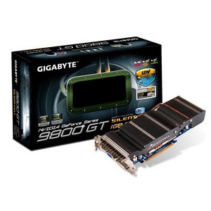 GV-N98TSL-1GI Gigabyte Nvidia GeForce 9800GT 1GB GDDR3 256-Bit HDMI / VGA / DVI PCI-Express Video Graphics Card