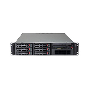 SYS-6026T-TF Supermicro SuperServer 6026T-TF Barebone System - 2U Rack-mountable - Intel 5520 Chipset - Socket B LGA-1366 - 2 x Processor Support - Black (Refurbished)