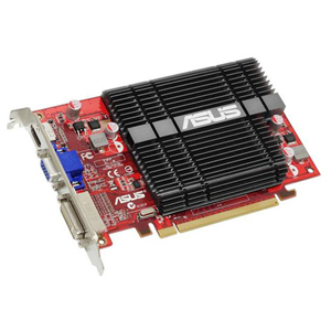 EAH5450 SILENT/DI/1GD2 ASUS AMD Radeon HD 5450 1GB DDR2 64-Bit HDMI / DVI-I / D-Sub / HDCP Support PCI-Express 2.1 Video Graphics Card