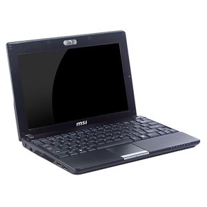 L2300-038US MSI Wind12 P 12.1" LED Netbook - AMD Athlon Neo MV-40 1.60 GHz - Black, Gray (Refurbished)