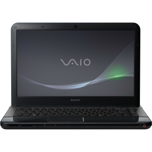 VPCEA2FFX/B Sony VAIO E 14" LED Notebook - Intel Core i3 (1st Gen) i3-350M Dual-core (2 Core) 2.26 GHz - Lava Black (Refurbished)