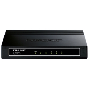 TL-SG1005D TP-Link 5-Ports RJ-45 10/100/1000Mbps Gigabit Unmanaged Switch (Refurbished)
