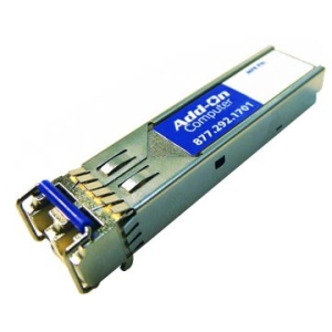 JD493A-AO AddOn 1Gbps 1000Base-SX Multi-mode Fiber 550m 850nm LC Connector SFP (mini-GBIC) Transceiver Module for HP Compatible