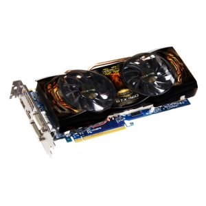 GV-N460SO-1GI Gigabyte GeForce GTX 460 Graphic Card 715 MHz Core 1GB PCI Express 2.0 900 MHz Memory Clock SLI HDMI DVI