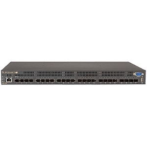 SSE-X24S SuperMicro Network 24-Ports SFP+ 10- Gigabit Ethernet Switch (Refurbished)