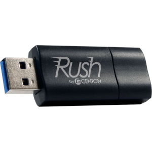 DSR16GB3-001 Centon DataStick Rush 16GB USB 3.0 Flash Drive (Black)