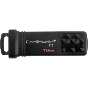 DT111/16GB Kingston DataTraveler 111 16GB USB 3.0 Flash Drive (Black)
