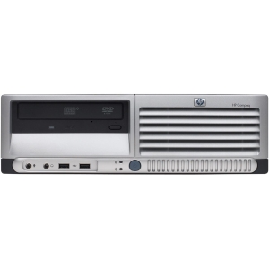 PC923A#ABA HP Business Desktop dc7100 Desktop Computer - Intel Pentium 4 3 GHz - Small Form Factor - Carbonite, Silver (Refurbished)