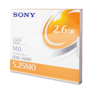 EDM2600B Sony 2.6GB MO-RW Rewritable 5.25-inch Magneto Optical Media
