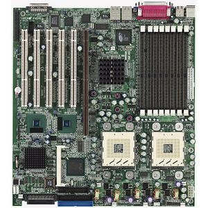 MBD-P4DP6-QO SuperMicro P4DP6-Q Socket 603 Intel E7500 Chipset Intel Xeon Processors Support DDR 8x DIMM 2x ATA-100 Extended-ATX Server motherboard (Refurbished)