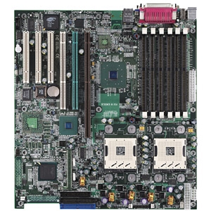 MBD-P4DME-M-O SuperMicro P4DME-M Dual Socket mPGA603 Intel E7500 Chipset Intel Dual Xeon Processors Support DDR 6x DIMM Dual ATA/100 Extended ATX Server Motherboard (Refurbished)