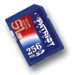 PSF25640SD Patriot 256MB SD Flash Memory Card