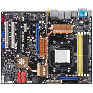 90-MIB041-G0AAY ASUS Socket AM2 Nvidia nForce 590 SLI Chipset AMD Athlon 64 FX/ Athlon 64 X2/ Athlon 64/ AMD Sempron Processors Support DDR2 4x DIMM 6x SATA 3.0Gb/s ATX Motherboard (Refurbished)