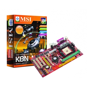 MS7135010 MSI K8N Neo3-F Desktop Motherboard NVIDIA nForce4 4X MCP Chipset Socket PGA-754 (Refurbished)