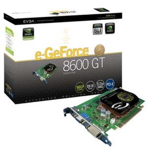01G-P2-N795-LR EVGA GeForce 8600 GT 1GB Video Graphics Card