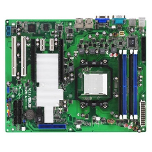 M2NL ASUS Socket AM2 Nvidia nForce 570 SLI Chipset AMD Phenom Quad-Core/ AMD Opteron Processors Support DDR2 4x DIMM 6x SATA2 ATX Server Motherboard (Refurbished)