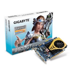 GV-N95TOC-1GH Gigabyte Nvidia GeForce 9500GT OC 1GB DDR2 Dual DVI PCI-Express Video Graphics Card