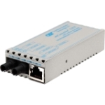 1220-0-1 miConverter 10/100/1000 Gigabit Ethernet Fiber Media Converter RJ45 ST Multimode 550m 1 x 10/100/1000BASE-T; 1 x 1000BASE-SX; US AC Powered;