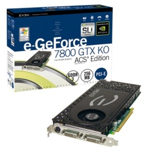 256-P2-N529-BX EVGA e-GeForce 7800 GTX Video Graphics Card