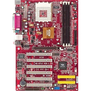 6712-040 MSI KT3V Desktop Motherboard VIA Chipset Socket A PGA-462 (Refurbished)