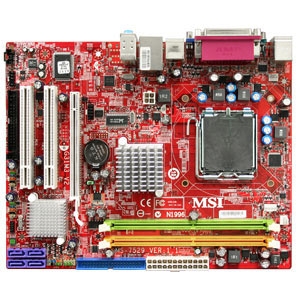 7529-050 MSI G31M3-L V2 Socket LGA 775 Intel G31 Express + ICH7 Chipset Pentium 4/ Pentium D/ Core 2 Duo/ Core 2 Quad/ Pentium Dual Core/ Celeron 400 Sequence/ Celeron Dual Core Processors Support DDR2 2x DIMM 4x SATA 3.0Gb/s Micro-ATX Motherboard (Refurbished)