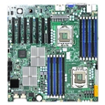 MBD-X8DHT-I-O SuperMicro X8DTH-I Dual Socket LGA 1366 Intel Xeon 5520 Chipset Intel Xeon 5600/5500 Series Processors Support DDR3 12x DIMM 6x SATA2 3.0Gb/s Extended-ATX Server Motherboard (Refurbished)