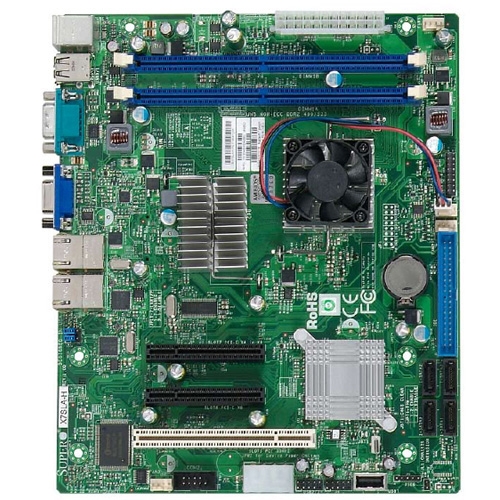 X7SLA-L SuperMicro Intel 945GC Chipset Intel Atom 230 Processors Support DDR2 2x DIMM 4x SATA 3.0Gb/s Flex-ATX Server Motherboard (Refurbished)