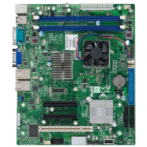 X7SLA-H SuperMicro Intel 945GC Chipset Intel Atom 330 Processors Support DDR2 2x DIMM 4x SATA 3.0Gb/s Flex-ATX Motherboard (Refurbished)