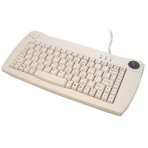 ACK-5010U Solidtek Mini 88 Keys Keyboard w/Trackball Mouse KB-5010BU USB 88 Key QWERTY