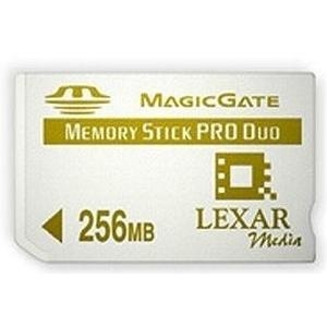 MSDP256-331 Lexar 256MB Pro Duo Stick Flash Memory Card
