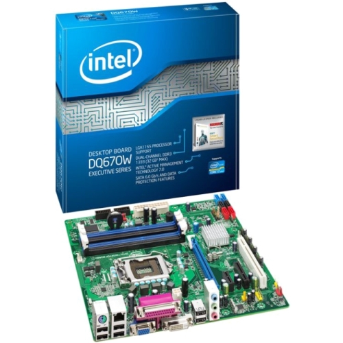 BLKDQ67OWB3 Intel DQ67OW Socket LGA 1155 Intel Q67 Express Chipset Core i7 / i5 / i3 Processors Support DDR3 4x DIMM 2x SATA 6.0Gb/s Micro-ATX Motherboard (Refurbished)