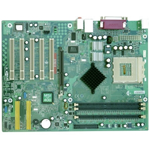 K7N2-V MSI Socket A Nvidia nForce2 400 Chipset AMD Athlon XP/ Athlon / AMD Duron Processors Support DDR 3x DIMM 2x ATA-133 ATX Motherboard (Refurbished)