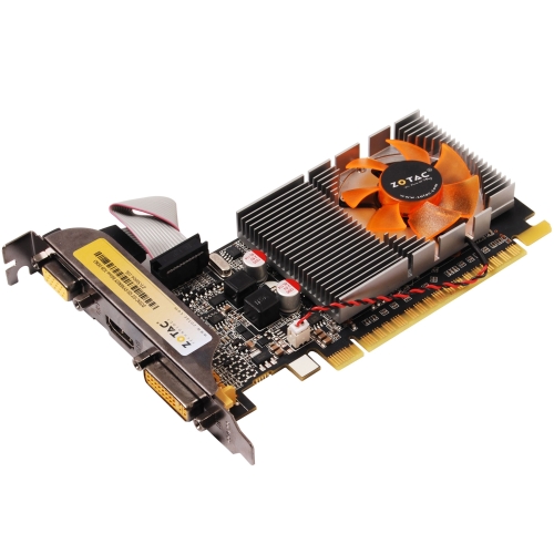 ZT-50604-10L Zotac GeForce GT 520 Graphic Card 810 MHz Core 1GB DDR3 SDRAM PCI Express 2.0 x16 1066 MHz Memory Clock 2560 x 1600 Fan Cooler HDMI DVI VGA