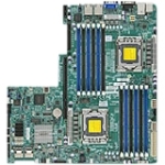 MBD-X9DBU-3F-B SuperMicro X9DBU-3F Dual Socket LGA 1356 Intel C606 Chipset Intel Xeon E5-2400 v2 Processors Support DDR3 12x DIMM 4x SATA2 3.0Gb/s Proprietary UIO Server Motherboard (Refurbished)