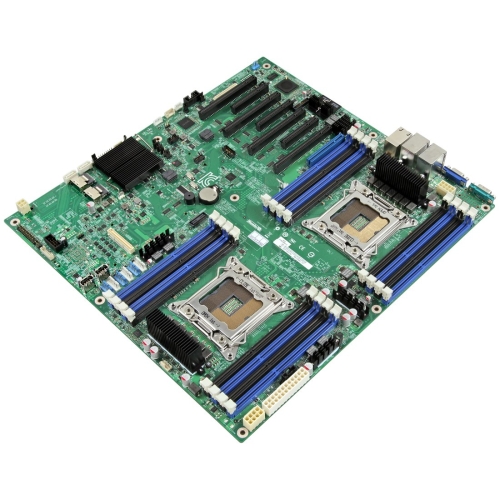 S2600IP4L Intel Socket LGA 2011 Intel C600-A Chipset Xeon E5-2600 Series Processors Support DDR3 16x DIMM 2x SATA 6.0Gb/s Server Motherboard (Refurbished)