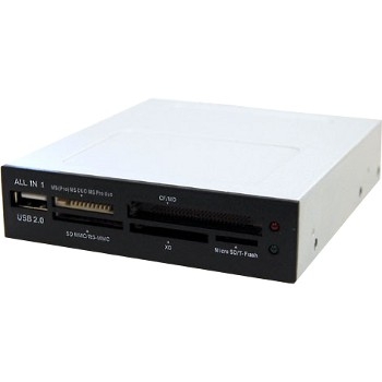 U2CR-318 Bytecc Usb 2.0 5 Slots All-in-one Internal Card Reader/writer With One Usb 2.0 Port; S