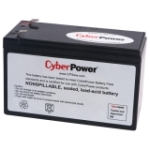 RB1290 CyberPower UPS Replacement Battery Cartridge 9Ah 12V DC Maintenance-free Sealed Lead Acid (Refurbished)