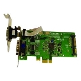 PX-857 Brainboxes LP PCIe 2xRS232 POS 1A 2 x 9-pin DB-9 Male RS-232 Serial PCI Express x1 (Refurbished)