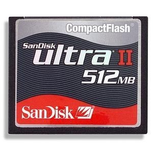 SDMSPH-512-A10 SanDisk 512MB Pro Ultra II CompactFlash Media Memory Stick