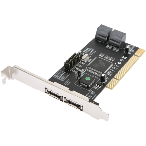 RC-209-EX Rosewill Serial ATA Controller Serial ATA/150 PCI Plug-in Card RAID Supported 0, 1, 0+1, 5 RAID Level 6 SATA Port(s)