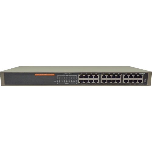 PL-1024G Premiertek 24 Port Gigabit 10/100/1000 Ethernet Rackmount Switch Hub 24 Ports 22 x RJ-45 10/100/1000Base-T Desktop, Rack-mountable