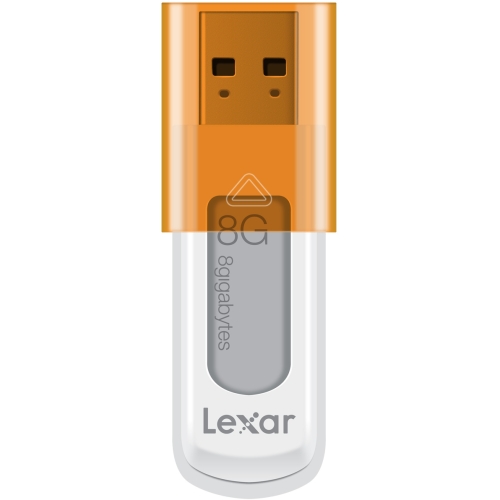 LJDS50-8GBABNL Lexar JumpDrive S50 8GB USB 2.0 Flash Drive (Orange)