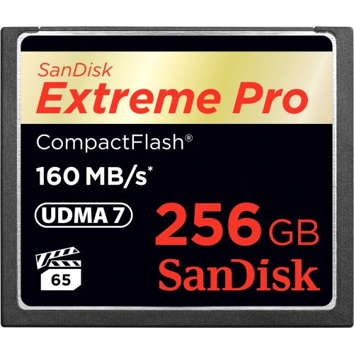 SDCFXPS-256G-A46 SanDisk Extreme Pro 256GB CompactFlash (CF) Memory Card