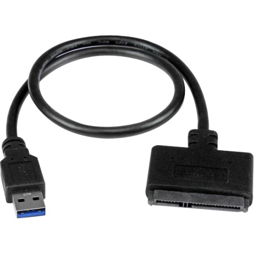 USB3S2SAT3CB StarTech USB 3.0 to 2.5-inch SATA III Hard Drive Adapter Cable w/ UASP SATA to USB 3.0 Converter for SSD / HDD