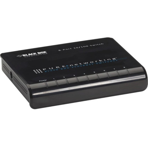 LB008A Black Box Pure Networking 10/100 Ethernet Switch 8-Ports (Refurbished)