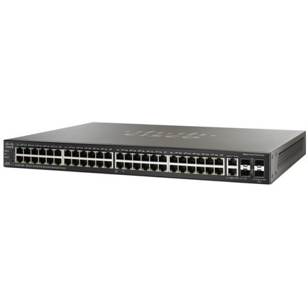 SF500-48MP-K9-NA Cisco 48-Ports 10/100 POE+  Ethernet Switch with 4x Gigabit Ethernet and 2x combo Gigabit Ethernet + 2x1GE/5GE SFP Ports (Refurbished)