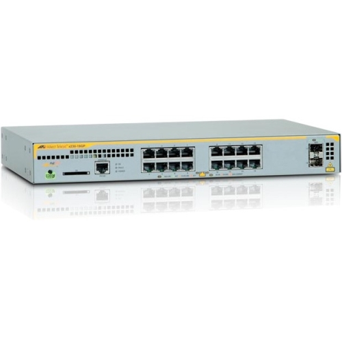AT-X230-18GP Allied Telesis 16-Ports 10/100/1000Base-T PoE+ Layer 2 Switch With 2x 100/1000Base-X SFP Ports (Refurbished)